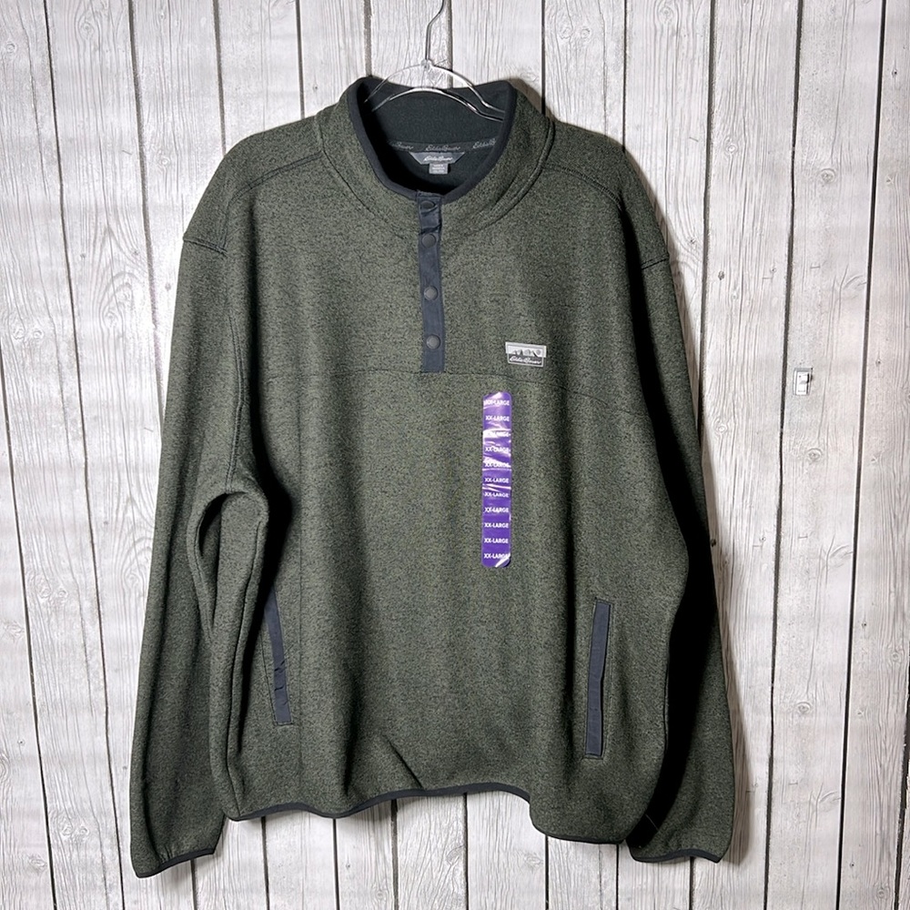 Eddie Bauer green pullover sweater size XXL